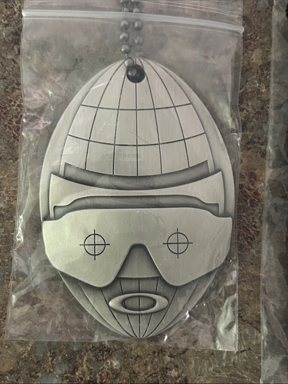 Oakey Metal Ornament (Lens Geometry)